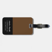 Étiquette À Bagage Portrait de cheval III (Dos horizontal)