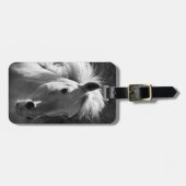 Étiquette À Bagage Portrait de cheval V (Devant horizontal)