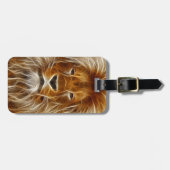 Étiquette À Bagage Portrait de Lion (Devant horizontal)