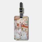 Étiquette À Bagage Portrait de Ma Soeur, Carrie W. Stettheimer (Devant Vertical)