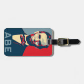 Étiquette À Bagage Portrait Lincoln Style Hope (Devant horizontal)