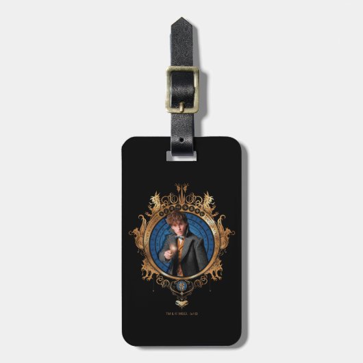 Étiquette À Bagage Portrait NEWT SCAMANDER™ (Devant Vertical)
