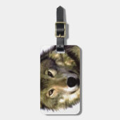 Étiquette À Bagage Portrait Wolf (Devant Vertical)