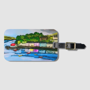 Étiquette À Bagage Portree Isle of Skye Scotland peinture