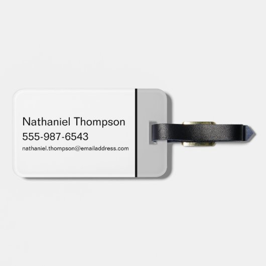 Étiquette À Bagage Pose à pinceau en encre Catwoman (Dos horizontal)