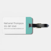 Étiquette À Bagage Pose de trame photo Johnny Bravo (Dos horizontal)