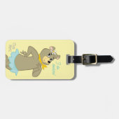 Étiquette À Bagage Pose Joueuse de Cindy Bear (Devant horizontal)