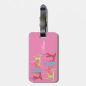 Étiquette À Bagage Poses de sport aérien Thunder_Cove (Dos Vertical)