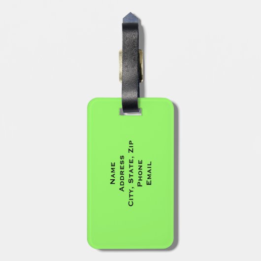 Étiquette À Bagage Poseur irlandais (Dos Vertical)