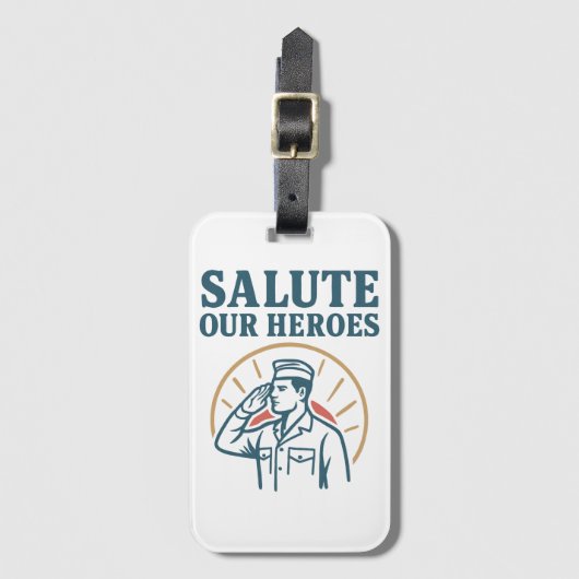 Étiquette À Bagage Positivité persistante (Devant Vertical)