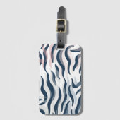 Étiquette À Bagage Poster de animal en marine et aquarelle (Devant Vertical)