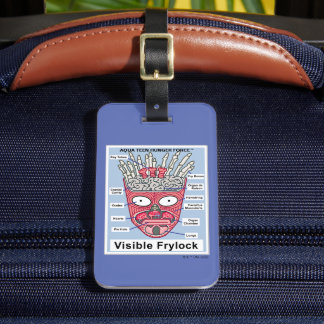 Étiquette À Bagage Poster de l'Aqua Ado Hunger Force Visible Frylock