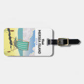 Étiquette À Bagage Poster de voyage de l'île de Mersia Essex (Devant horizontal)