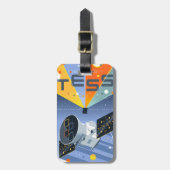 Étiquette À Bagage Poster du télescope spatial Tess. (Devant Vertical)