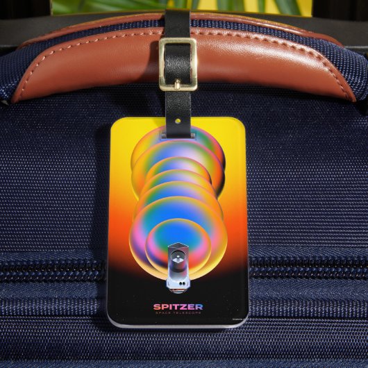 Étiquette À Bagage Poster du télescope Spitzer. (Insitu Rectoal 2)