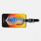 Étiquette À Bagage Poster du télescope Spitzer. (Devant horizontal)