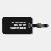 Étiquette À Bagage Poster vintage Clyde Beatty Circus (Dos horizontal)