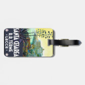 Étiquette À Bagage Poster Vintage voyage Lecce Italie (Dos horizontal)