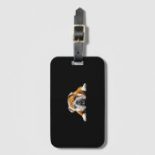 Étiquette À Bagage Pot de branchement pour chien taureau (Devant Vertical)