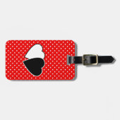 Étiquette À Bagage Pot rouge (Devant horizontal)