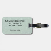 Étiquette À Bagage Poulpe (Dos horizontal)