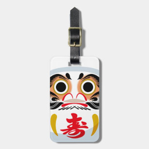 Étiquette À Bagage Poupée Daruma (charme traditionnel japonais de cha