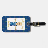 Étiquette À Bagage Pour Ses Vacances De Croisière Nautique Amusantes (Devant horizontal)