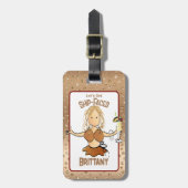 Étiquette À Bagage Pour Son Drôle Boisson Bikini Vacance Beach Party (Devant Vertical)