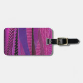 Étiquette À Bagage pourpres (Devant horizontal)