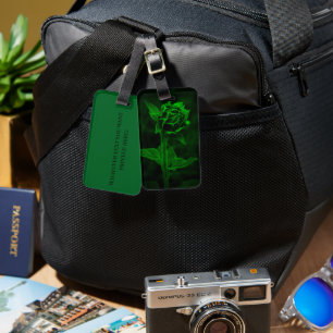 Étiquette À Bagage "Pousse Verte"