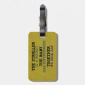 Étiquette À Bagage Poussette (Dos Vertical)