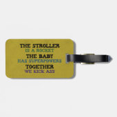 Étiquette À Bagage Poussette (Dos horizontal)