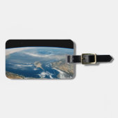 Étiquette À Bagage Poussière Sur La Mer Méditerranée Et L'Île Chypre (Devant horizontal)