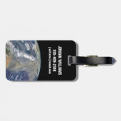 Étiquette À Bagage Poussière vers l'Amérique du Sud (Dos horizontal)