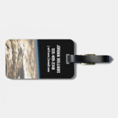 Étiquette À Bagage Poutres De Soleil Au Large De L'Océan Atlantique (Dos horizontal)