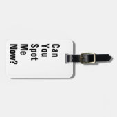 Étiquette À Bagage Pouvez-Vous Me Repérer Maintenant ? Drôle (Devant horizontal)