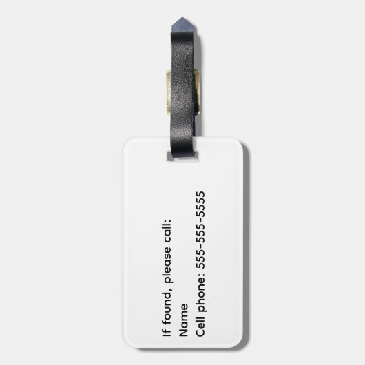 Étiquette À Bagage Pouvez-Vous Me Repérer Maintenant ? Drôle (Dos Vertical)