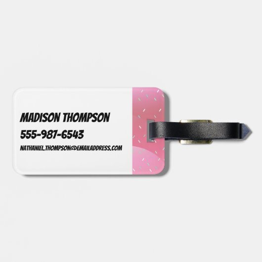 Étiquette À Bagage Powerpuff Girls Powfactor (Dos horizontal)