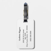 Étiquette À Bagage Ppers piment (Dos Vertical)