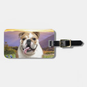 Étiquette À Bagage Pré de bouledogue (Devant horizontal)