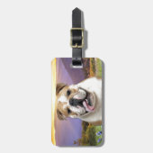 Étiquette À Bagage Pré de bouledogue (Devant Vertical)