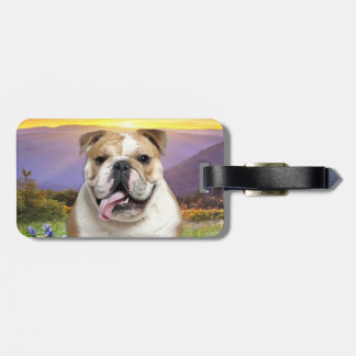 Étiquette À Bagage Pré de bouledogue