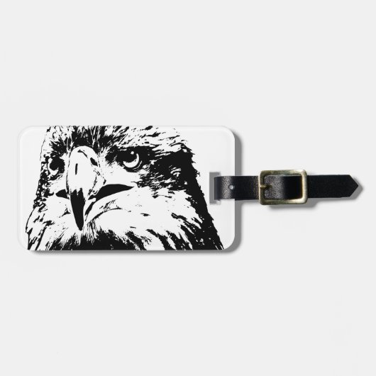 Étiquette À Bagage prédateur (Devant horizontal)