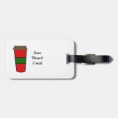 Étiquette À Bagage Premier café (Dos horizontal)