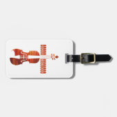 Étiquette À Bagage Première étiquette de bagage de violons (Devant horizontal)