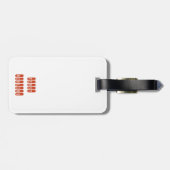 Étiquette À Bagage Première étiquette de bagage de violons (Dos horizontal)