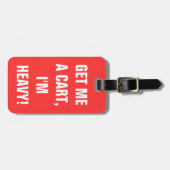 Étiquette À Bagage Prenez-moi un chariot (Devant horizontal)