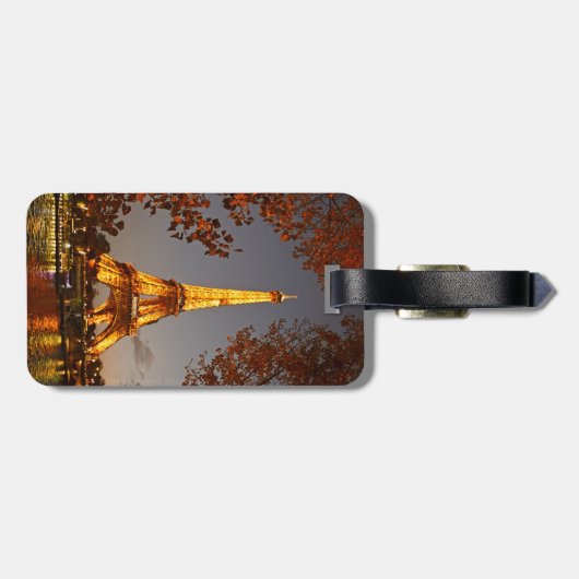 Étiquette À Bagage Préparez-vous pour Paris - Balise bagage (Dos horizontal)