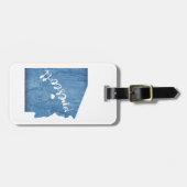 Étiquette À Bagage Prescott Arizona Wood Grain (Devant horizontal)