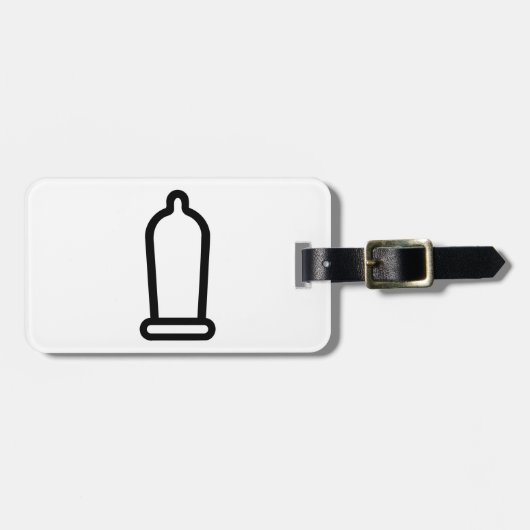 Étiquette À Bagage Préservatif (Devant horizontal)